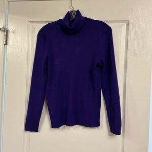 Chicos ribbed turtleneck sweater.  Excellent condition